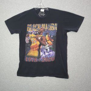 Koby Bryant Men Shirt Large Black Memorial Black Mamba 1978-2020‎ Graphic READ